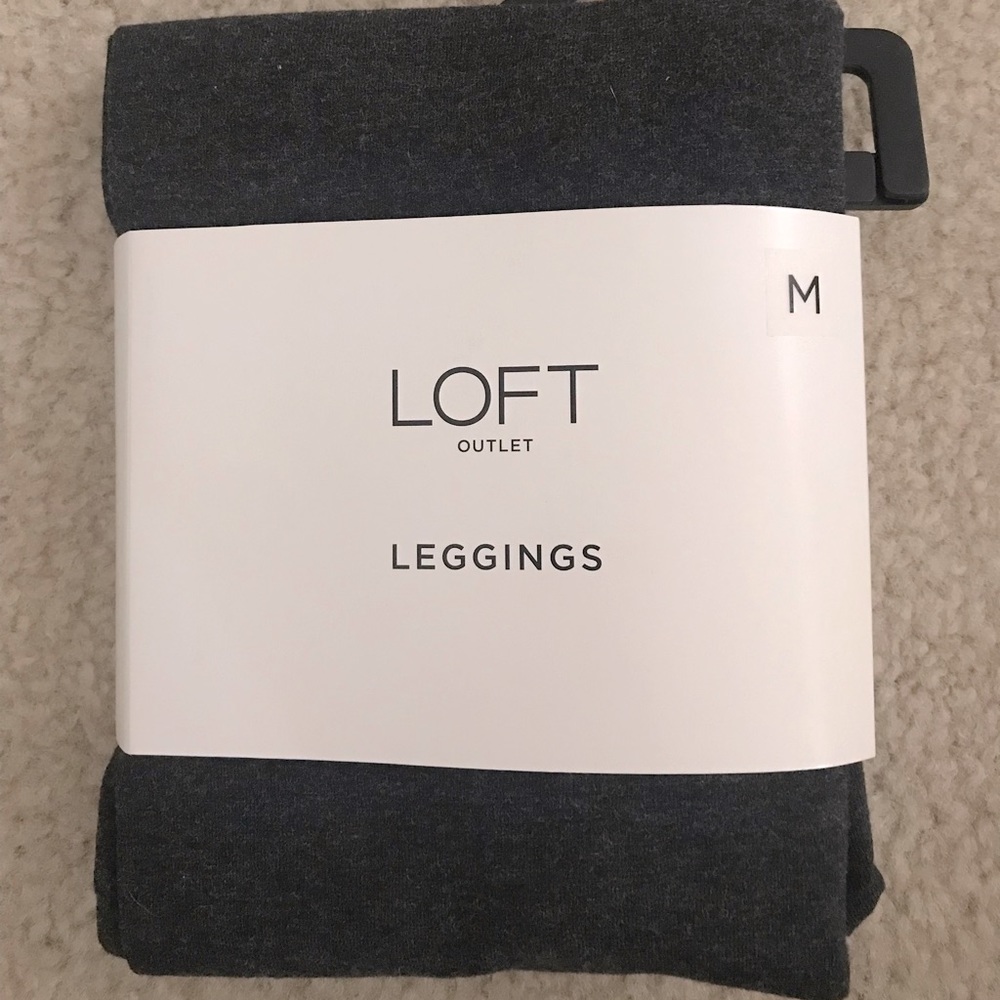 LOFT Charcoal Leggings